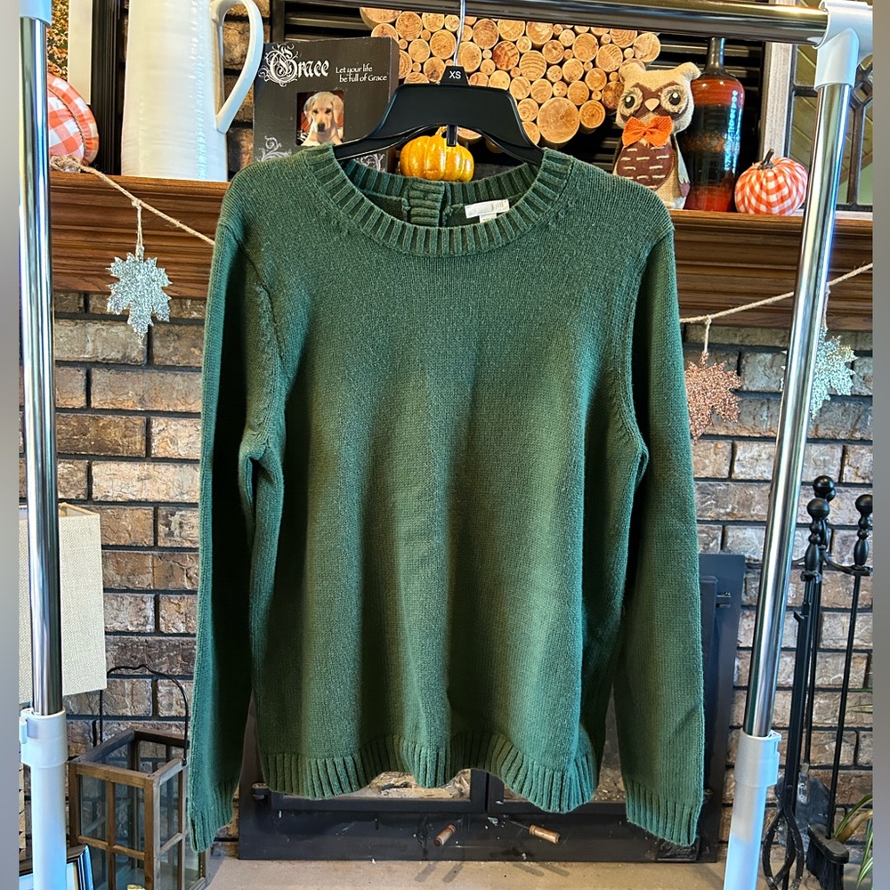 J. Jill | Olive Green Crewneck sweater